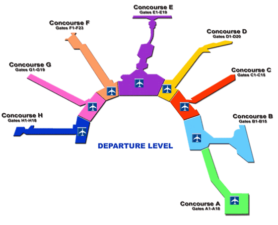 omaha airport terminal map